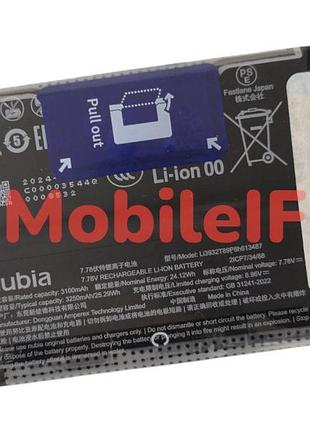 Аккумулятор батарея zte nubia red magic 9 pro nx769j, li3932t89p8h613487, original