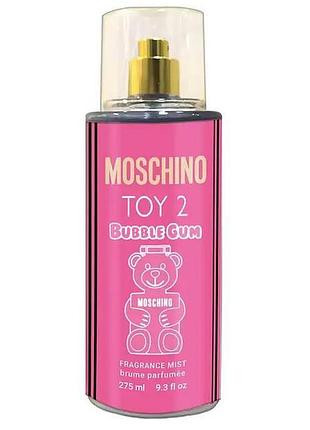 Парфюмированный спрей для тела moschino toy 2 bubble gum, 275 мл