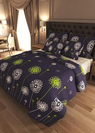 Комплект постільної білизни king size кульбаби