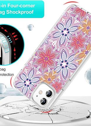 Панель losvick для iphone 12 mini с цветами 3