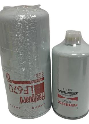 Комплект фильтров на двигатель doosan (p558000; lf670)
