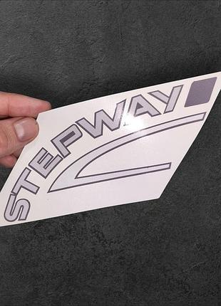 На ляду багажник stepway sandero renault dacia наклейки на кузов двери рено дача дачия сандеро степвей