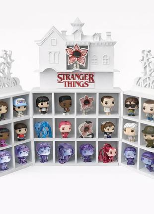 Полка-витрина дом для фигурок stranger things kinder joy funko pop дом-подставка для коллекции странные 3d печать белый