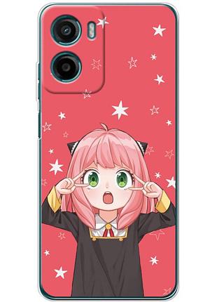 Чехол силиконовый с картинкой на motorola g06 (аниме, anime)