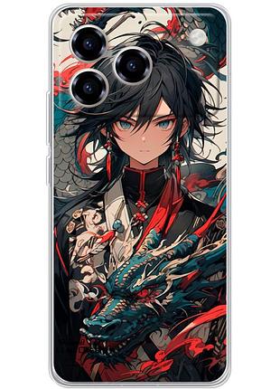 Чохол силіконовий з картинкою на zte blade a76 (аніме, anime)