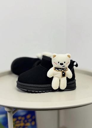Угги детские черные 1642 27