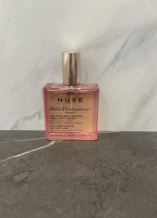 Nuxe huile prodigieuse florale мультифункціональна суха олійка для обличчя, тіла та волосся
