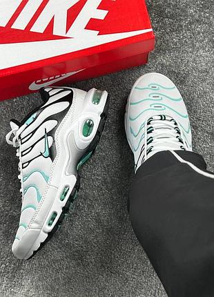 ✔️ nike air max plus tn white mint black