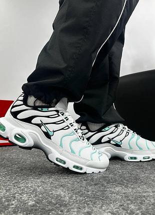 ✔️ nike air max plus tn white mint black 5