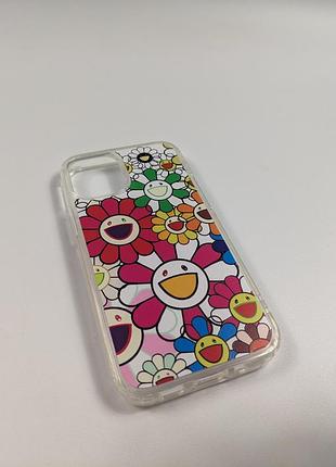 Панель losvick для iphone 12 mini з ромашками