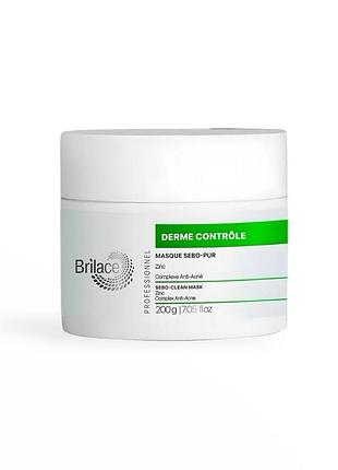 Маска очищающая brilace masque sebo-pur 200 мл