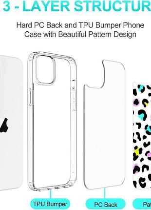 Панель losvick для iphone 12 mini леопардовий принт 4