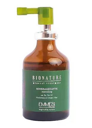 Минерализирующий лосьон для волос emmebi italia bionature mineralizing lotion 50 мл