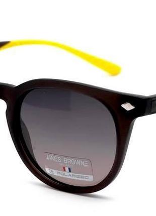 Очки солнцезащитные james browne jb-382_d-ol/yl-n с поляризацией черный градиент