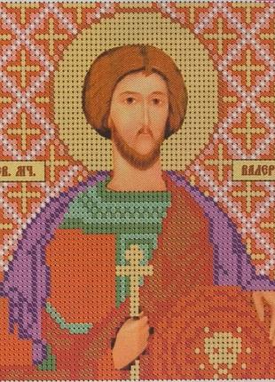 Схема для вишивання бісером ікони святої валерій.