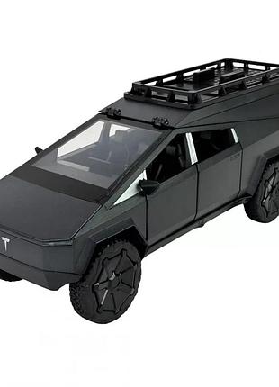 Машина тесла автопром ap7727 tesla pickups camring,1:24 на батарейках, свет, звук, открывающаяся дверь