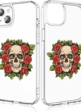 Панель losvick для iphone 13 14 с черепом