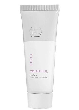 Легкий крем для жирної шкіри holy land youthful cream for normal to oily skin 70 мл