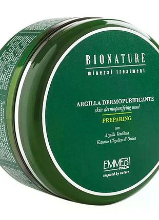 Очищающая глина для кожи головы emmebi bionature skin purifying mud 300 мл