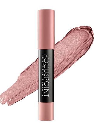 Помада-олівець для губ матова topface "focus point - matte lippaint" - pt154 3,5 г 013 - нюдовий холодний