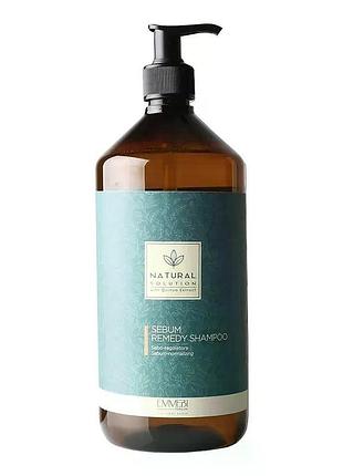 Шампунь себонормализирующий emmebi natural solution sebum remedy shampoo 1000 мл