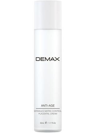 Плацентарный крем от морщинок для лица demax placental cream against wrinkles 50 мл