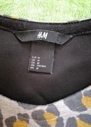 Топ в леопардовый принт h&m р. мка(46)3 фото