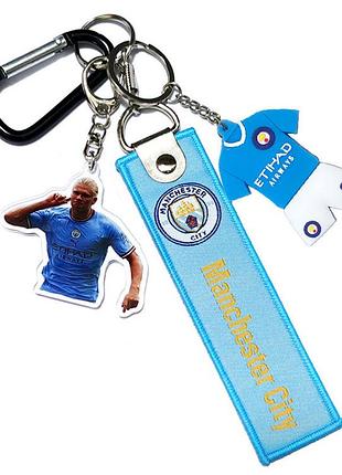 Фанатский брелок манчестер сити (manchester city) 2 – сувенир для болельщика