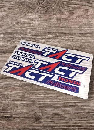 Наклейки на мотоцикл-мопед скутер хонда tact такт honda фуллмарк fullmark