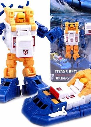 Трансформер hasbro автобот сиспрей seaspray 10 см transformers titan returns legends