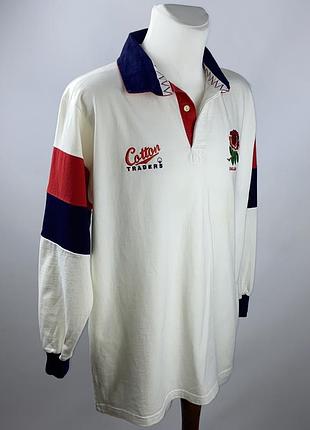 Cotton traders x england(1995-1996 роки) — вінтажна, регбійна джерсі