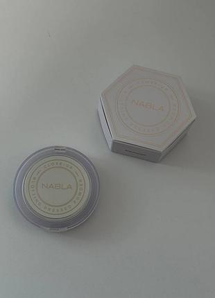 Компактна пудра для обличчя nabla close-up blotting pressed powder, translucent