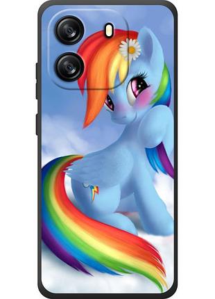 Чехол силиконовый с картинкой на blackview wave 6c (литл пони, my little pony)