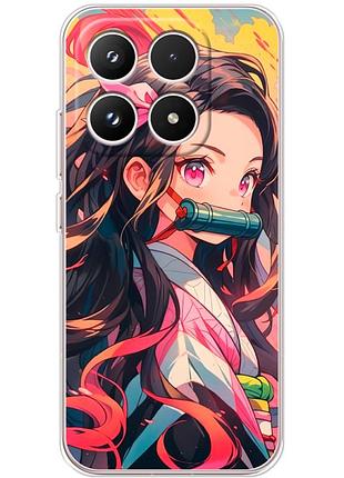 Чехол силиконовый с картинкой на xiaomi 17 (аниме, anime)
