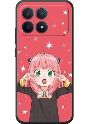 Чохол силіконовий з картинкою на xiaomi poco f8 pro (аніме, anime)