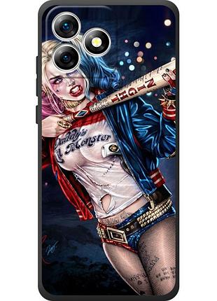Чехол силиконовый с картинкой на oukitel c53 (харли квинн, harley quinn)