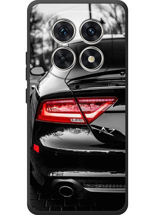 Чехол силиконовый с картинкой на xiaomi poco m8 (машина, audi a7)