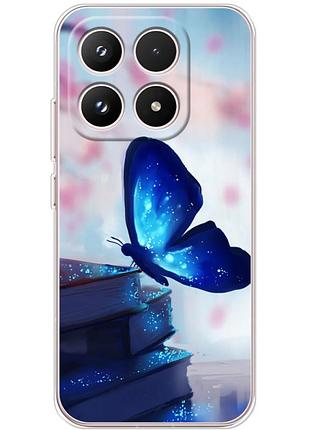 Чехол силиконовый с картинкой на xiaomi 17 (бабочка)