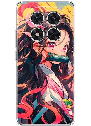 Чехол силиконовый с картинкой на xiaomi redmi note 15 pro plus (аниме, anime)