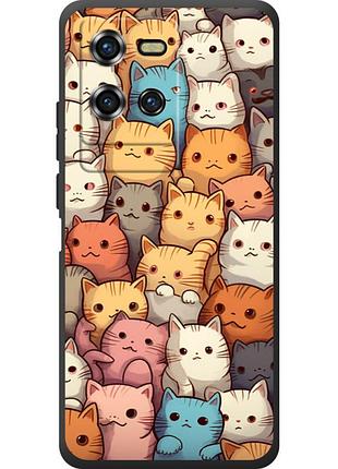 Чохол силіконовий з картинкою на oukitel wp50 (котики)