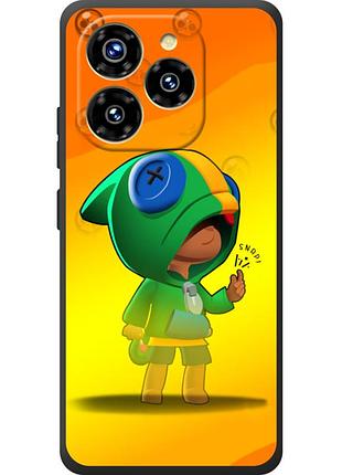 Чехол силиконовый с картинкой на oukitel c50 (бравл старс, brawl stars)