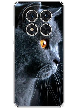 Чехол силиконовый с картинкой на xiaomi redmi note 15 pro 5g (британский кот)