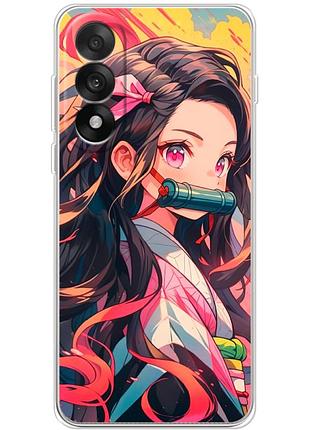 Чехол силиконовый с картинкой на oneplus nord 5 (аниме, anime)