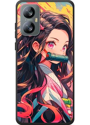 Чехол силиконовый с картинкой на blackview a52 (аниме, anime)