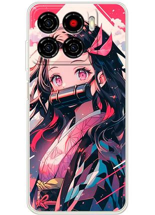 Чохол силіконовий з картинкою на zte blade a56 (аніме, anime)