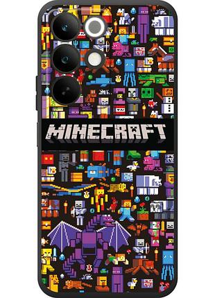 Чохол силіконовий з картинкою на realme c85 (майнкрафт, minecraft)