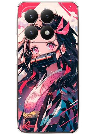 Чехол силиконовый с картинкой на xiaomi 15t (аниме, anime)