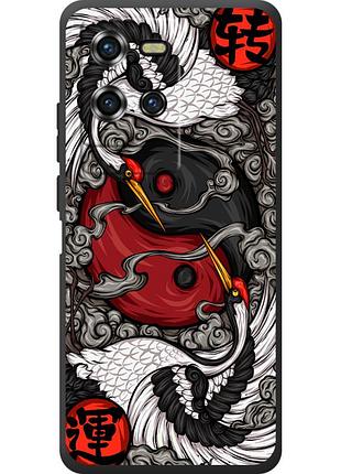 Чехол силиконовый с картинкой на oukitel wp50 (знак инь янь)