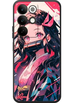Чехол силиконовый с картинкой на realme c85 (аниме, anime)