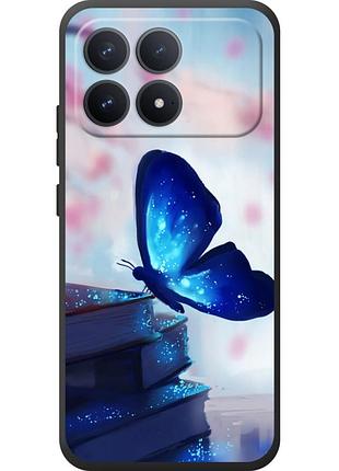 Чохол силіконовий з картинкою на xiaomi poco f8 pro (метелик)